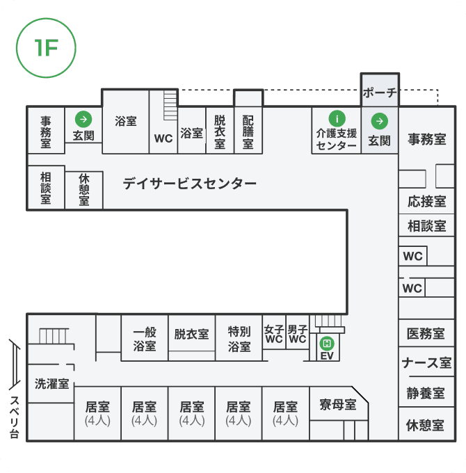 1階フロアマップ